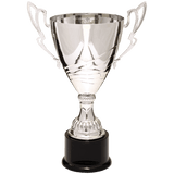 15" Completed Metal Cup Trophy on Plastic Base