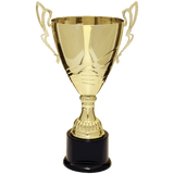 16 3/4" Completed Metal Cup Trophy on Plastic Base
