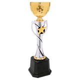 12 1/4" Silver/Gold Completed Metal Cup Trophy