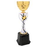 12 3/4" Silver/Gold Completed Metal Cup Trophy