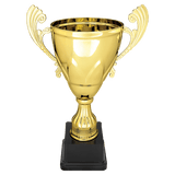 11" Completed Metal Cup on Plastic Base