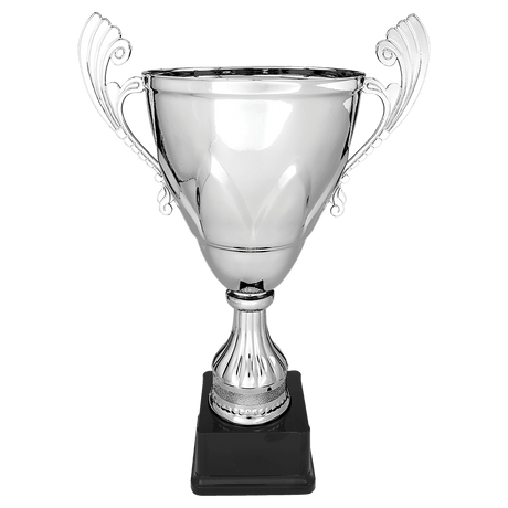 Silver 15" Completed Metal Cup on Plastic Base