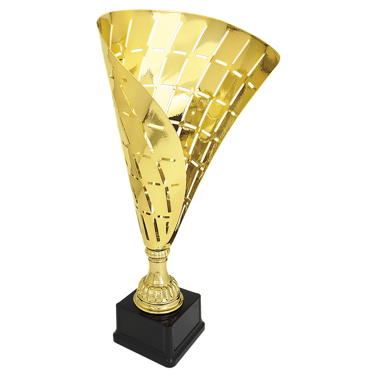 18" Metal Flag Cup on Plastic Base