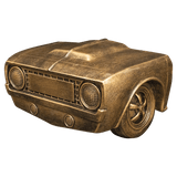 8 1/8" x 4 1/4" Antique Gold Car Grill Resin
