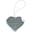 2 1/2" Crystal Heart Ornament