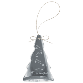 3" Crystal Tree Ornament