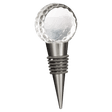 4" Crystal Golf Ball Wine Stopper