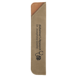 6 1/4" Light Brown Laserable Leatherette Pen Sleeve
