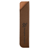Dark Brown 6 1/4" Laserable Leatherette Pen Sleeve