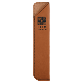 6 1/4" Rawhide Laserable Leatherette Pen Sleeve