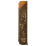 Rustic/Gold 6 1/4" Laserable Leatherette Pen Sleeve