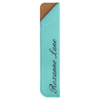 6 1/4" Teal Laserable Leatherette Pen Sleeve