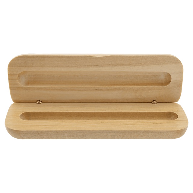 6 3/4" x 2 1/8" Maple Pen Case  (Case Only, pen not included)