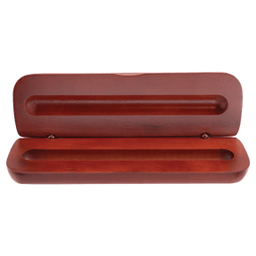 6 3/4" x 2 1/8" Rosewood Finish Pen Case (Case only, pen not included)