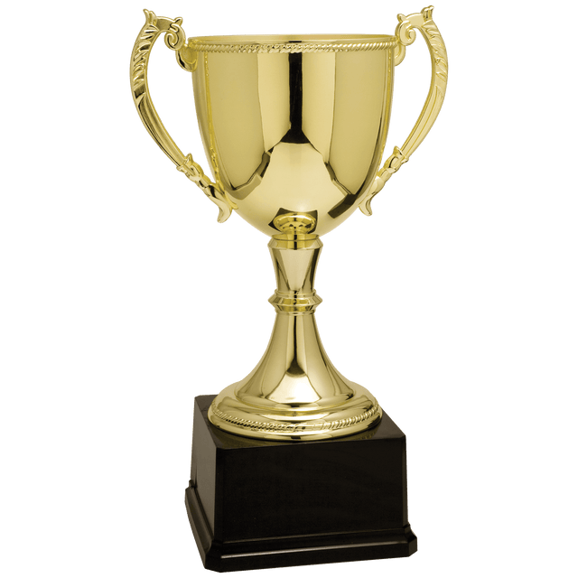 Gold 16 3/4" Completed Zinc Cup Trophy