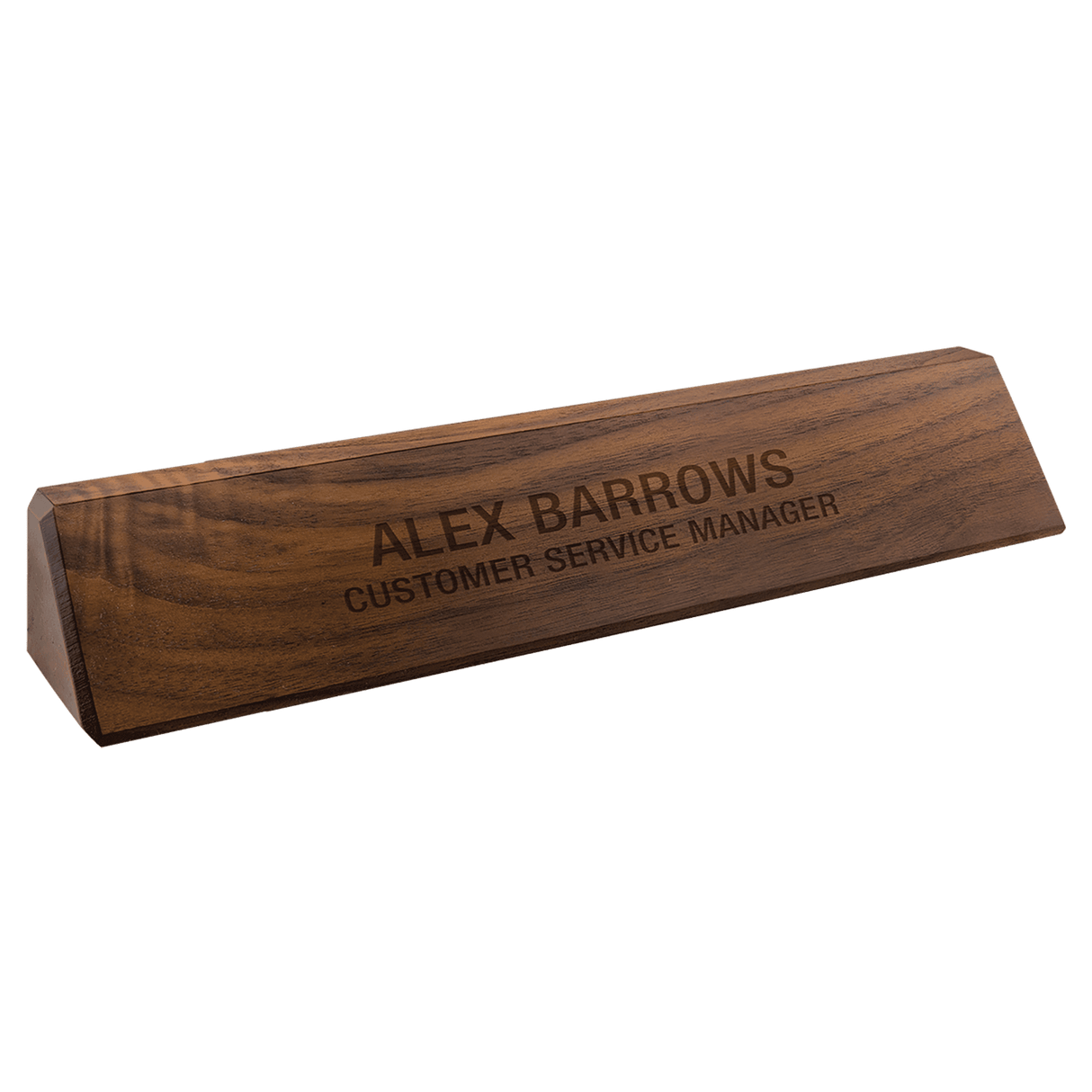 12 1/2" Genuine Walnut Desk Wedge