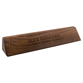 12 1/2" Genuine Walnut Desk Wedge