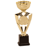 10 3/4" Gold Ribbon 2" Insert Holder Easy Cup Kit