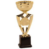 12 3/8" Gold Ribbon 2" Insert Holder Easy Cup Kit