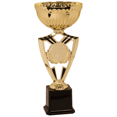 15" Gold Ribbon 2" Insert Holder Easy Cup Kit
