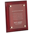8" x 10" Rosewood Piano Finish Floating Acrylic Plaque