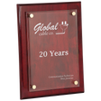 9" x 12" Rosewood Piano Finish Floating Acrylic Plaque