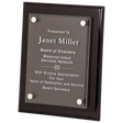 8" x 10" Black Piano Finish Floating Acrylic Plaque