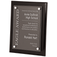 9" x 12" Black Piano Finish Floating Acrylic Plaque