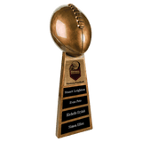 Antique Gold 15" Football Resin