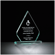 6" x 7 1/2" Diamond Series Glass Award
