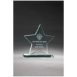 5 3/4" x 5 7/8" Star Jade Glass Award
