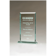 6 1/4" x 9 1/8" Apex Series Jade Glass Award