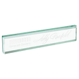 10" x 2" Jade Glass Desk Wedge