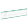 8" x 2" Jade Glass Desk Wedge