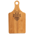13 1/2" x 7" Bamboo Paddle Shape Cutting Board