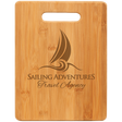 11 1/2" x 8 3/4" Bamboo Rectangle Cutting Board