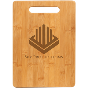 13 3/4" x 9 3/4" Bamboo Rectangle Cutting Board