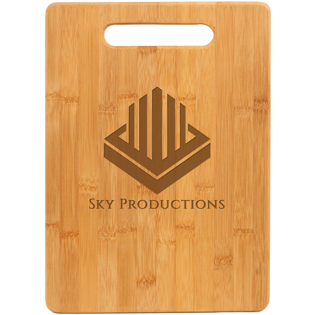 13 3/4" x 9 3/4" Bamboo Rectangle Cutting Board