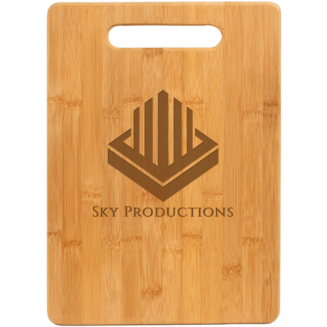 13 3/4" x 9 3/4" Bamboo Rectangle Cutting Board