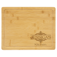 13 3/4" x 11" Bamboo Cutting Board with Drip Ring