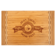 18 1/4" x 12" Bamboo Cutting Board with Butcher Block Inlay