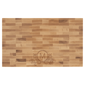 22" x 13" x 1 1/2" Maple Butcherblock Cutting Board