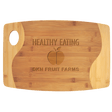 17 3/4" x 11 3/4" Bamboo Two Tone Cutting Board with Handle
