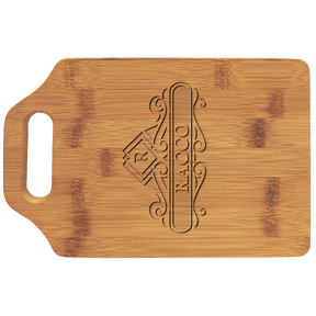 9" x 6" Bamboo Cutting Board with Handle