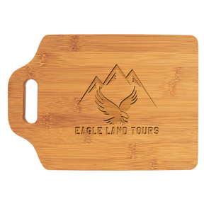 11" x 7 3/4" Bamboo Cutting Board with Handle