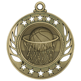 2 1/4" Basketball Galaxy Medal