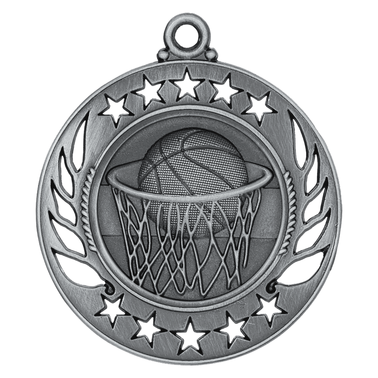 2 1/4" Basketball Galaxy Medal