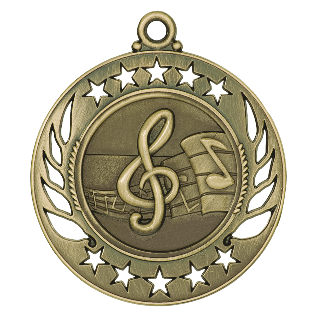 2 1/4" Music Galaxy Medal