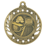 2 1/4" Swimming Galaxy Medal