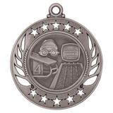 2 1/4" Swimming Galaxy Medal